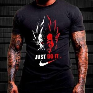 Just Do It Vegeta Anime Dragon Ball Fan Graphic Retro Unisex T-Shirt